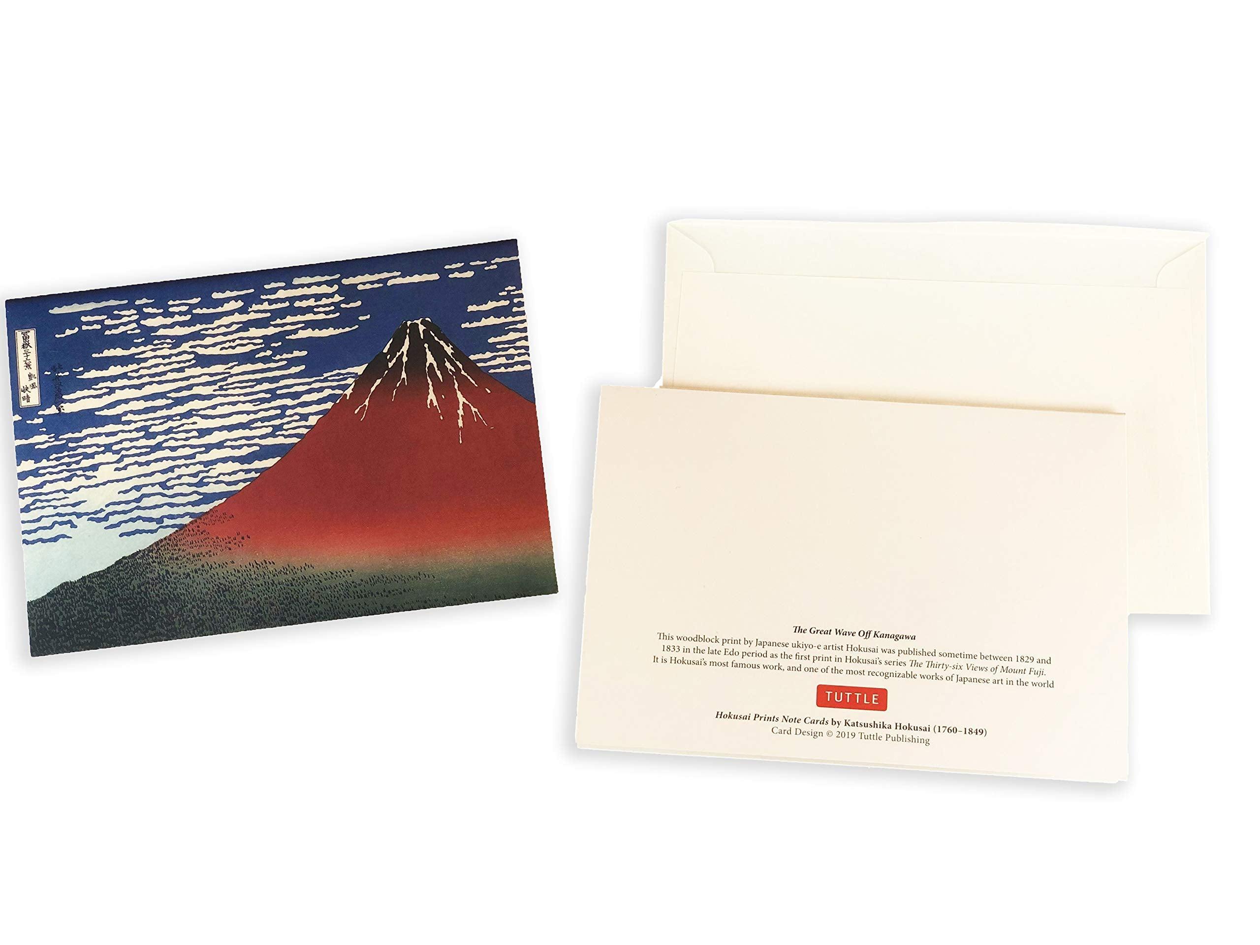 Hokusai Prints Note Cards: 12 Blank Note Cards & Envelopes (Novelty) - Tankobonbon