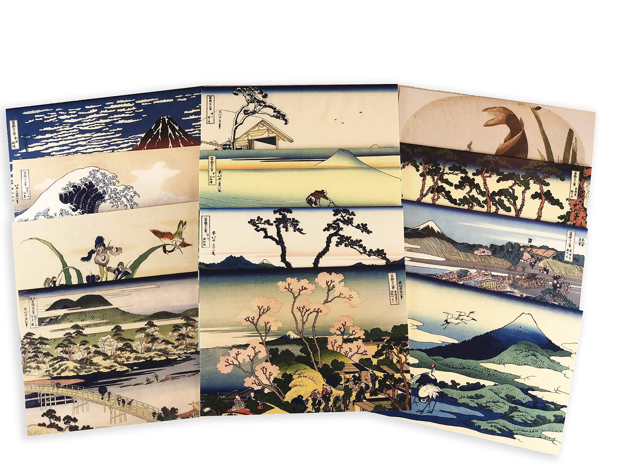 Hokusai Prints Note Cards: 12 Blank Note Cards & Envelopes (Novelty) - Tankobonbon